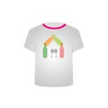 T Shirt Template- wine house