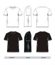 T-shirt templates vector