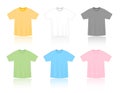 T-shirts blank templates