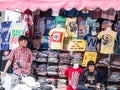 T-shirts sellers in Bangkok