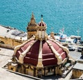 Ta`Liesse church in Grand Harbor, Valletta, Malta Royalty Free Stock Photo