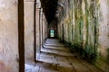 Detail of ancient door at Ta Prohm Angkor Wat Cambodia Royalty Free Stock Photo