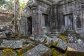 Ta Prohm temple at Angkor Wat complex, Siem Reap, Cambodia Royalty Free Stock Photo