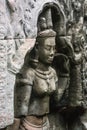 Carvings of Mrs. Apsara at Tasom Temple