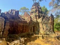 Ta Som, Tasaom, a small Buddhist temple in Angkor, Cambodia