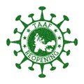 TAAF Reopening Stamp.