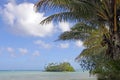 Taakoka iset Muri Lagoon Rarotonga Cook Islands Royalty Free Stock Photo