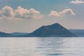 Taal is an active volcano in the Philippines, a popular tourist attraction in the country. Located on the island of Luzon south of Royalty Free Stock Photo