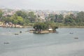 The Taal Barahi Temple on an island in Phewa Lake, Nepal Royalty Free Stock Photo