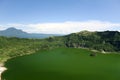 Taal volcano crater lake philippines Royalty Free Stock Photo