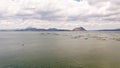 Taal Volcano in lake. Tagaytay, Philippines. Royalty Free Stock Photo