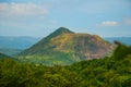 Taal Volcano on Luzon Island North of Manila, Philippines Royalty Free Stock Photo