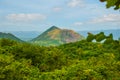 Taal Volcano on Luzon Island North of Manila, Philippines Royalty Free Stock Photo