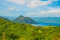 Taal Volcano on Luzon Island North of Manila, Philippines Royalty Free Stock Photo