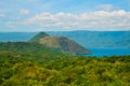 Taal Volcano on Luzon Island North of Manila, Philippines Royalty Free Stock Photo