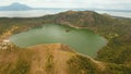 Taal Volcano, Tagaytay, Philippines. Royalty Free Stock Photo