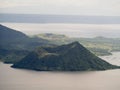 Taal Volcano in Tagaytay, Philippines Royalty Free Stock Photo