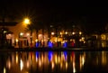 Empty Sofitel hotel by night, Taba, Egypt Royalty Free Stock Photo