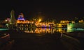 Empty Sofitel hotel by night, Taba, Egypt