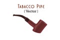 Tabacco Pipe Vector Illustration Royalty Free Stock Photo