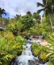 Tabacon hot springs in Costa Rica Royalty Free Stock Photo