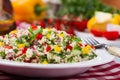 TABBOULEH Salad with cous cous and vegetable