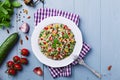 TABBOULEH Salad with cous cous and vegetable