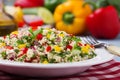 TABBOULEH Salad with cous cous and vegetable