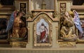 Tabernacle on the main altar in the church of Saint Matthew in Stitar, Croatia Royalty Free Stock Photo