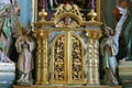 Tabernacle on the main altar in the Church of St. Vitus in Brdovec, Croatia