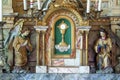 Tabernacle on the main altar in the church of the Holy Trinity in Krapinske Toplice, Croatia