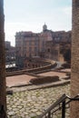 The complex of the TrajanÃ¢â¬â¢s market in Rome, Italy Royalty Free Stock Photo