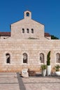 Tabgha, Israel, Middle East, Church of the Multiplication of the Loaves and Fish, multiplication, Holy Land, pilgrimage, religion Royalty Free Stock Photo