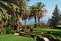 Tabgha, Israel, Middle East, Mount of Beatitudes, garden, nature, green, flowers Royalty Free Stock Photo