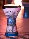 Tabla or darbuka, egyptian music instrument Royalty Free Stock Photo