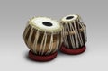 Tabla Indian hand drums studio photography Royalty Free Stock Photo