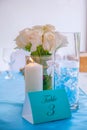 Table arrangement for a wedding, banquet, party, festivity or any formal event