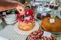 Table of cakes at an NGS day Royalty Free Stock Photo