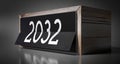2032 - table calendar Royalty Free Stock Photo