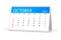 table calendar 2021 october