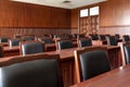 Courtroom of the judiciary. Royalty Free Stock Photo