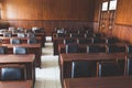 Courtroom of the judiciary.