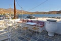 Livadi village. Serifos Island. Greece Royalty Free Stock Photo