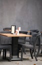 Table and chairs, outdoor bar Royalty Free Stock Photo