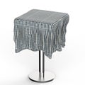 Table with checkered cloth