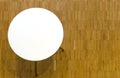 Table with circular white tabletop