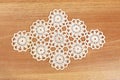 Table cloth macrame Royalty Free Stock Photo