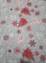 Table cloth texture for winter holidays Royalty Free Stock Photo