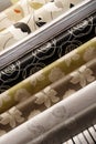 Table cloths - tarpaulin Royalty Free Stock Photo