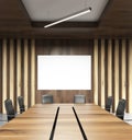 Table in conference room Royalty Free Stock Photo